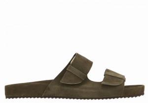 Kapcie Męskie Ancient Greek Sandals Diogenis Ciemny Zielone | USJ1749NF