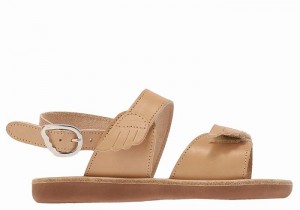 Sandały Casual Dziecięce Ancient Greek Sandals Little Iliada Soft Beżowe | BIS3360UN