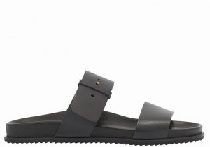 Sandały Do Wsuwania Męskie Ancient Greek Sandals Kimon Czarne | UJH368XR