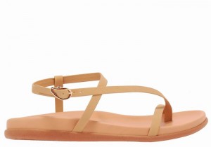 Sandały Z Paskiem Na Plecy Damskie Ancient Greek Sandals Aimilia Beżowe | BRX1084NK