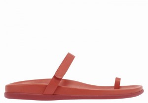 Sandały Ze Słupkami Damskie Ancient Greek Sandals Dokos Czerwone | AJX4873VM