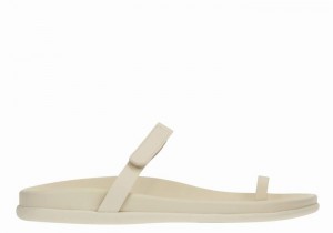 Sandały Ze Słupkami Damskie Ancient Greek Sandals Dokos Białe | GJK2731YC