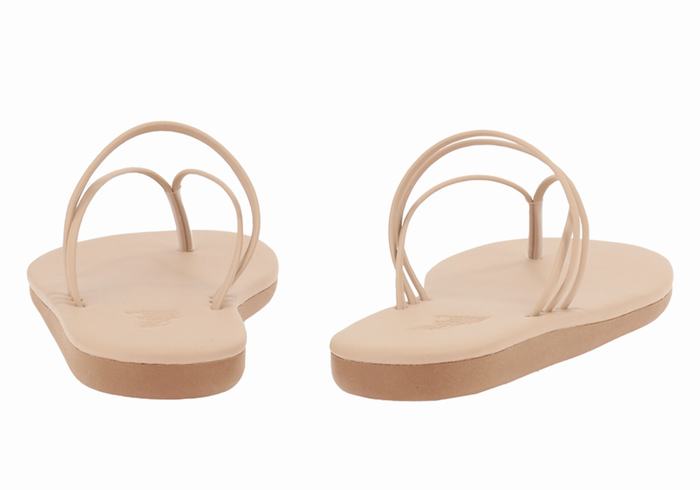 Japonki Damskie Ancient Greek Sandals E Beżowe | AIU571NL