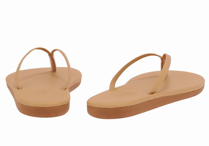 Japonki Damskie Ancient Greek Sandals Saionara Beżowe | PXY931NE