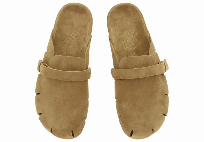 Kapcie Męskie Ancient Greek Sandals Atlas Zielone | UKU6441GI