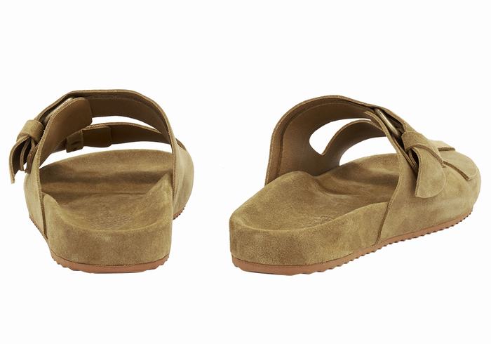 Kapcie Męskie Ancient Greek Sandals Diogenis Zielone | XKQ335LB