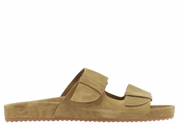 Kapcie Męskie Ancient Greek Sandals Diogenis Zielone | XKQ335LB