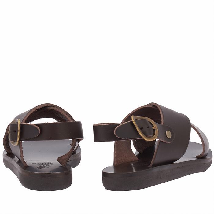 Sandały Casual Dziecięce Ancient Greek Sandals Little Maria Soft Czekolada | DVY477BT