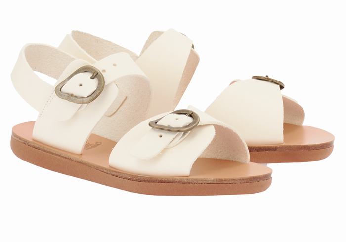 Sandały Casual Dziecięce Ancient Greek Sandals Little Irini Soft Białe | UUO3974SO