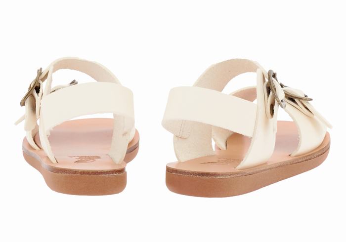 Sandały Casual Dziecięce Ancient Greek Sandals Little Irini Soft Białe | UUO3974SO