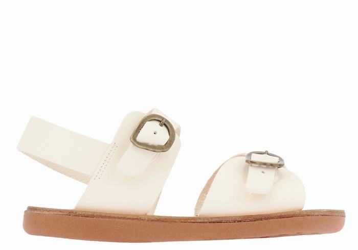 Sandały Casual Dziecięce Ancient Greek Sandals Little Irini Soft Białe | UUO3974SO