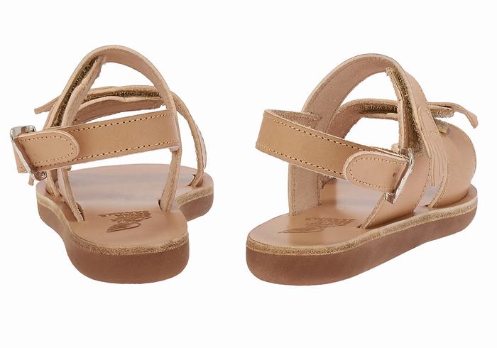 Sandały Casual Dziecięce Ancient Greek Sandals Little Iliada Soft Beżowe | BIS3360UN