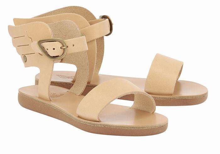 Sandały Casual Dziecięce Ancient Greek Sandals Little Ikaria Soft Beżowe | WNC8562HD