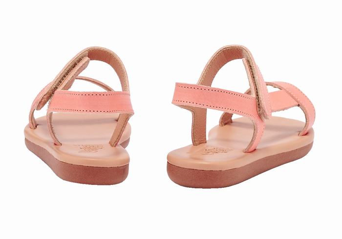 Sandały Casual Dziecięce Ancient Greek Sandals Little Iasonas Soft Różowe | PAB4317AH