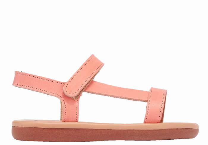 Sandały Casual Dziecięce Ancient Greek Sandals Little Iasonas Soft Różowe | PAB4317AH