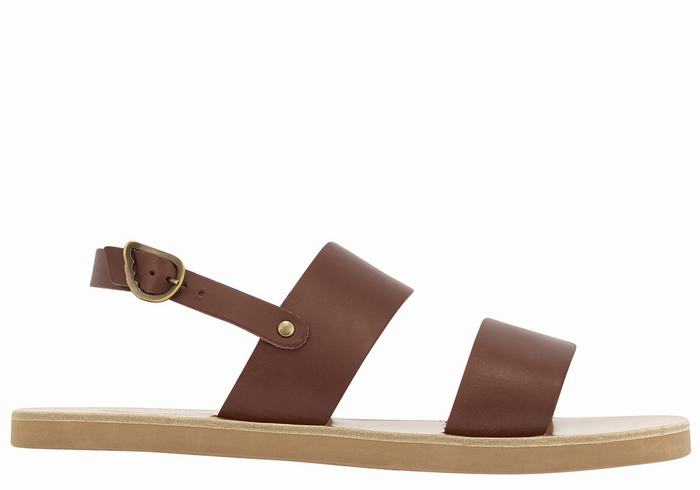 Sandały Casual Męskie Ancient Greek Sandals Dinatos Kawa | VHQ1176OU