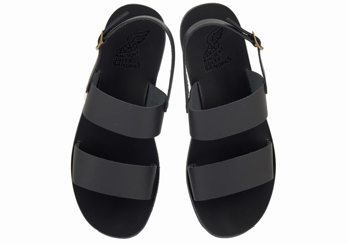 Sandały Casual Męskie Ancient Greek Sandals Dinatos Czarne | FYX3372CW