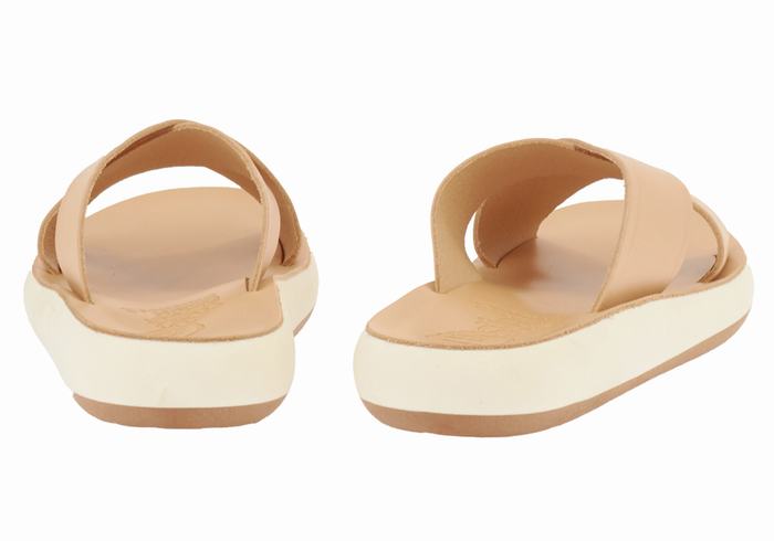 Sandały Do Wsuwania Damskie Ancient Greek Sandals Thais Comfort Beżowe | QQE648LR