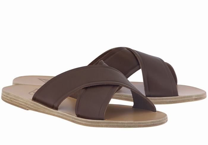 Sandały Do Wsuwania Damskie Ancient Greek Sandals Thais Kawa | YVR8447FY