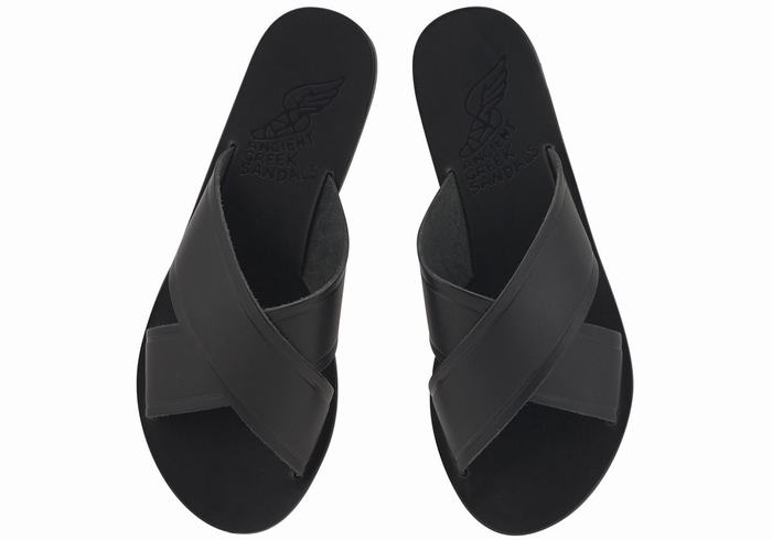 Sandały Do Wsuwania Damskie Ancient Greek Sandals Thais Czarne | LBP4436KV