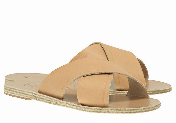 Sandały Do Wsuwania Damskie Ancient Greek Sandals Thais Beżowe | TYR3265AH