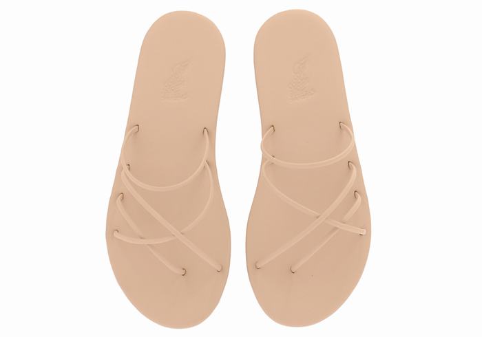 Sandały Do Wsuwania Damskie Ancient Greek Sandals Pu Beżowe | AZI1015AI