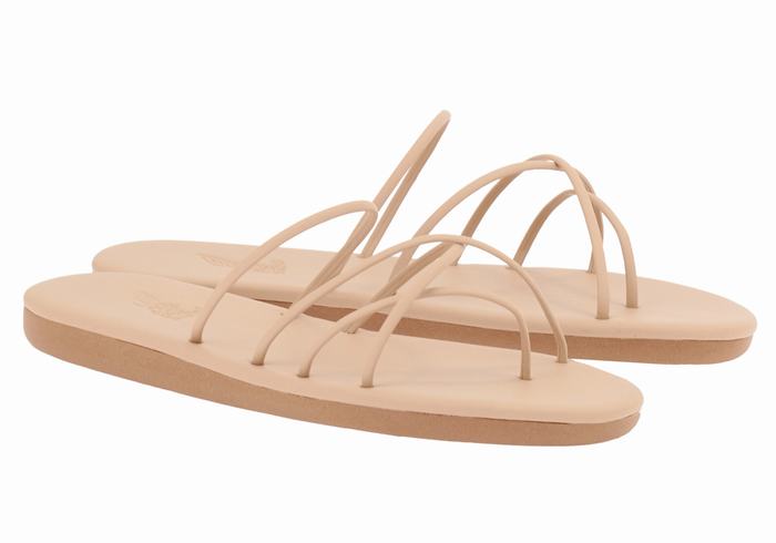 Sandały Do Wsuwania Damskie Ancient Greek Sandals Pu Beżowe | AZI1015AI