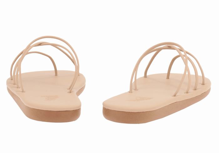 Sandały Do Wsuwania Damskie Ancient Greek Sandals Pu Beżowe | AZI1015AI