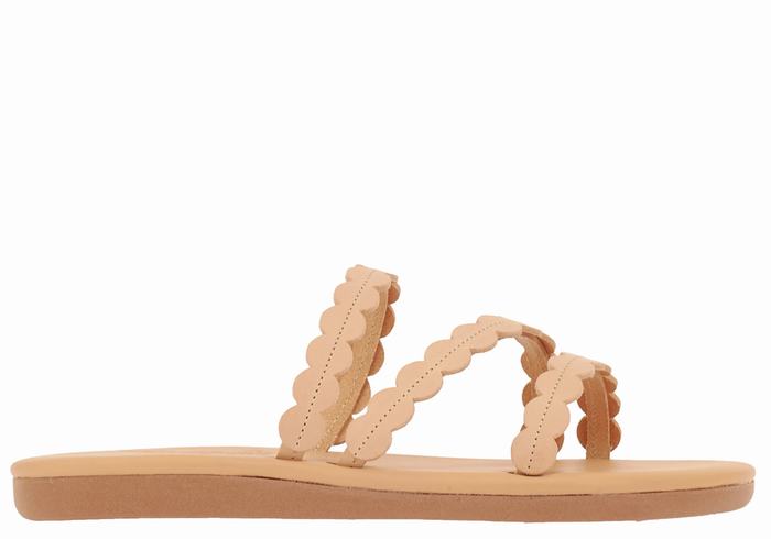 Sandały Do Wsuwania Damskie Ancient Greek Sandals Oceanis Beżowe | ZHG1548GH