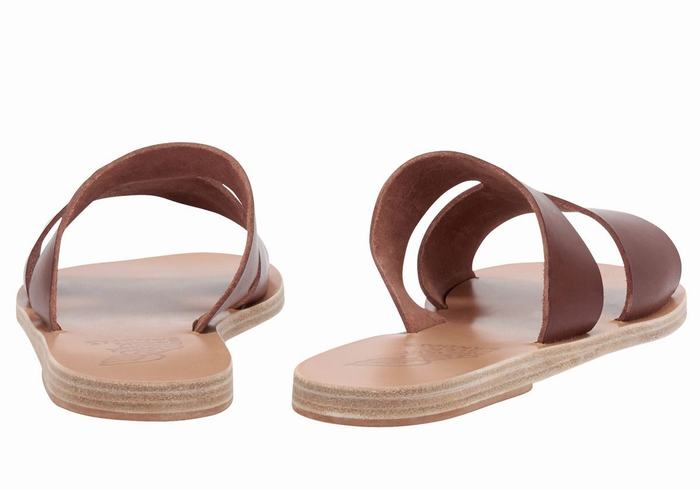 Sandały Do Wsuwania Damskie Ancient Greek Sandals Apteros Kawa | BLY1955GW