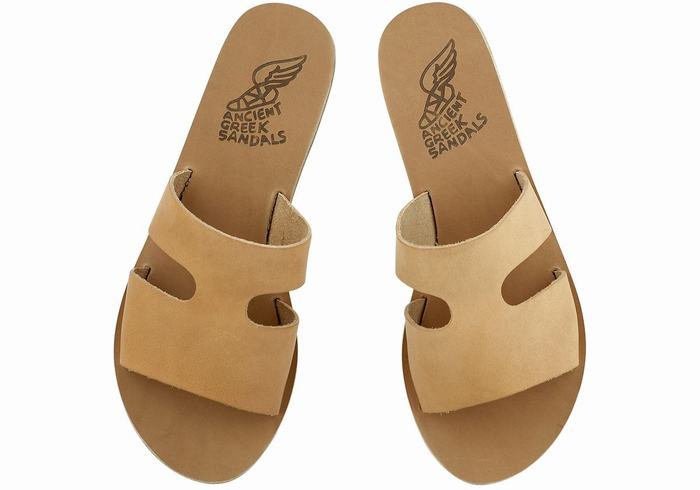 Sandały Do Wsuwania Damskie Ancient Greek Sandals Apteros Beżowe | JIK9436AK