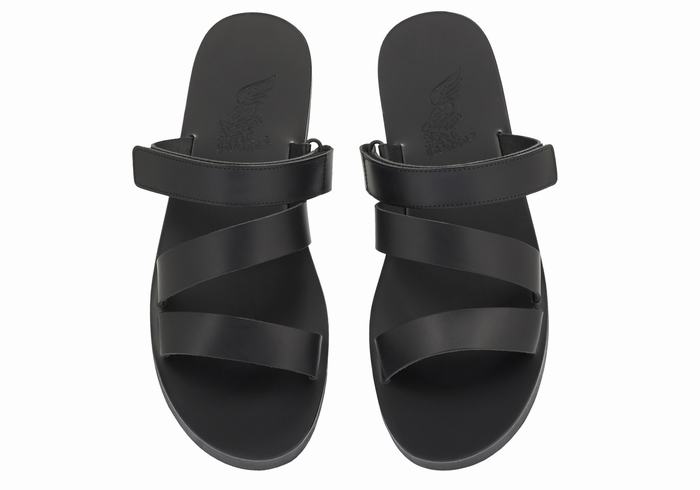 Sandały Do Wsuwania Męskie Ancient Greek Sandals Morfeas Czarne | UTV3154ZD