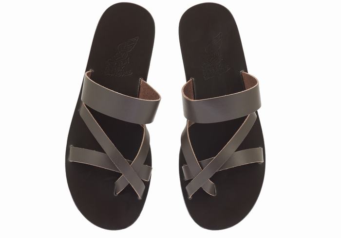 Sandały Do Wsuwania Męskie Ancient Greek Sandals Jason Czekolada | RFF3562UO