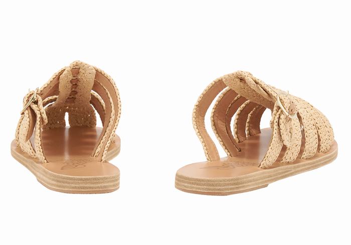 Sandały Rybaka Damskie Ancient Greek Sandals Cosmia Beżowe | DWF2341HS