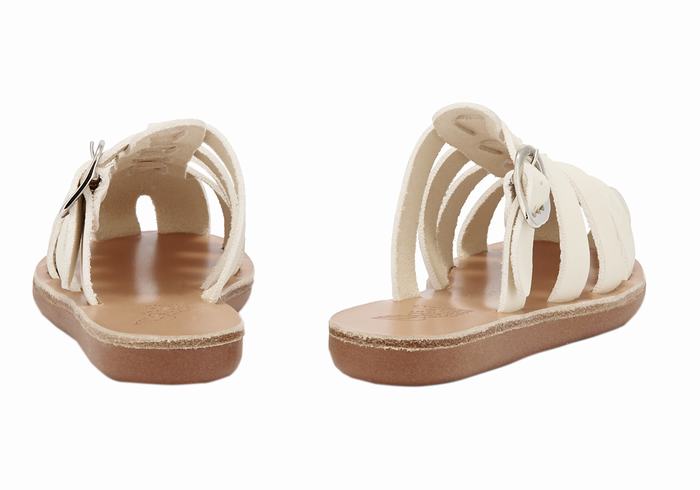 Sandały Rybaka Dziecięce Ancient Greek Sandals Little Cosmia Soft Białe | EJH2410RJ