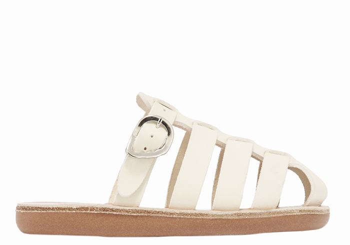 Sandały Rybaka Dziecięce Ancient Greek Sandals Little Cosmia Soft Białe | EJH2410RJ