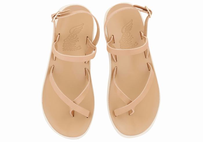 Sandały Z Paskiem Na Plecy Damskie Ancient Greek Sandals Tereza Comfort Beżowe | DUP4872BI