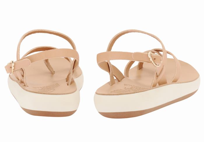 Sandały Z Paskiem Na Plecy Damskie Ancient Greek Sandals Tereza Comfort Beżowe | DUP4872BI