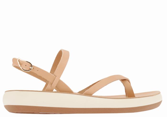 Sandały Z Paskiem Na Plecy Damskie Ancient Greek Sandals Tereza Comfort Beżowe | DUP4872BI