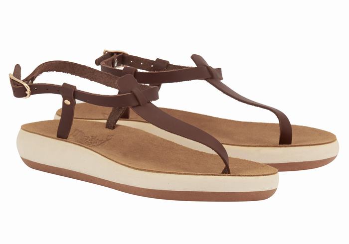 Sandały Z Paskiem Na Plecy Damskie Ancient Greek Sandals Lito Comfort Kawa | XSX6615HY