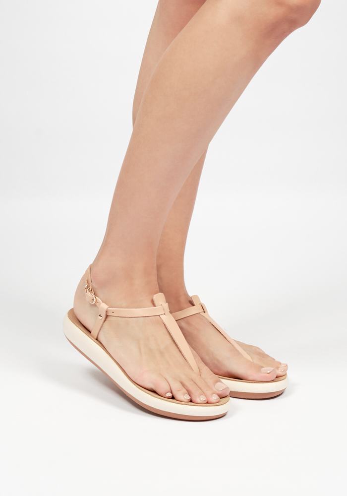 Sandały Z Paskiem Na Plecy Damskie Ancient Greek Sandals Lito Comfort Beżowe | PTX983AG