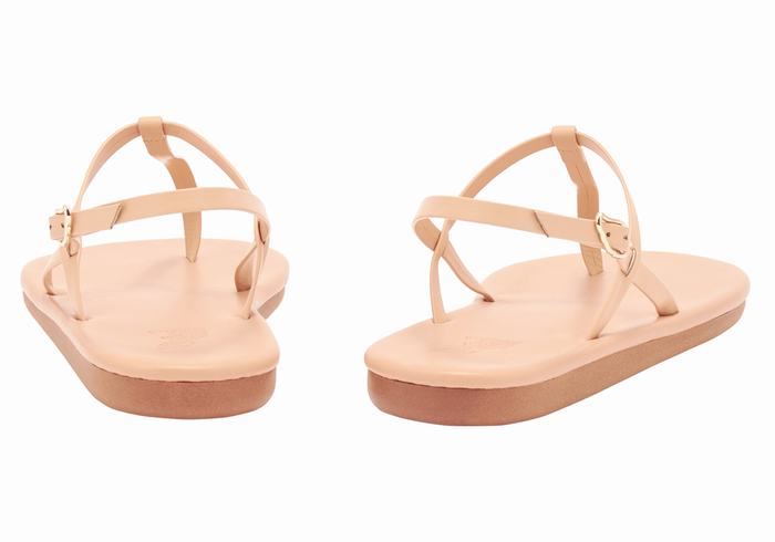 Sandały Z Paskiem Na Plecy Damskie Ancient Greek Sandals Lito Flip Flop Beżowe | QMJ2150XI