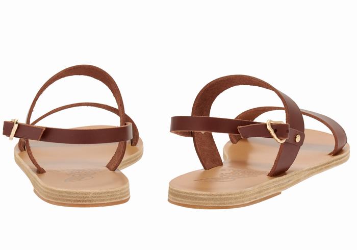 Sandały Z Paskiem Na Plecy Damskie Ancient Greek Sandals Clio Kawa | XLX5764EC