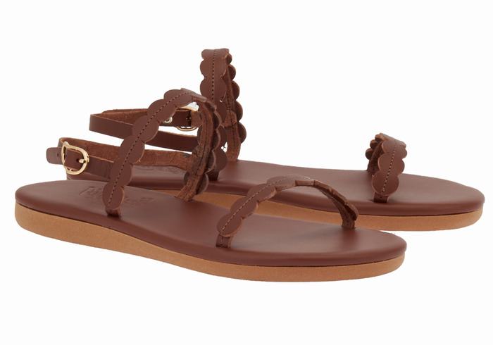 Sandały Z Paskiem Na Plecy Damskie Ancient Greek Sandals Aroula Kawa | SRE684LJ