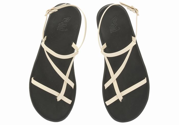 Sandały Z Paskiem Na Plecy Damskie Ancient Greek Sandals Alethea Białe | IFI1435DV