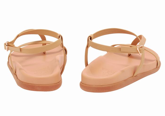 Sandały Z Paskiem Na Plecy Damskie Ancient Greek Sandals Aimilia Beżowe | BRX1084NK