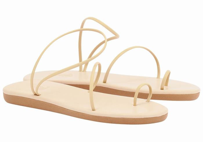 Sandały Ze Słupkami Damskie Ancient Greek Sandals Kansiz Beżowe | WGX8330HM