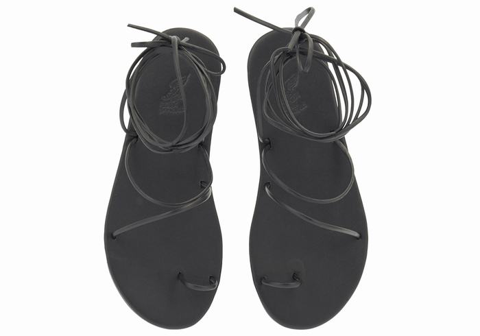 Sandały Ze Słupkami Damskie Ancient Greek Sandals Du Czarne | XXQ379TC